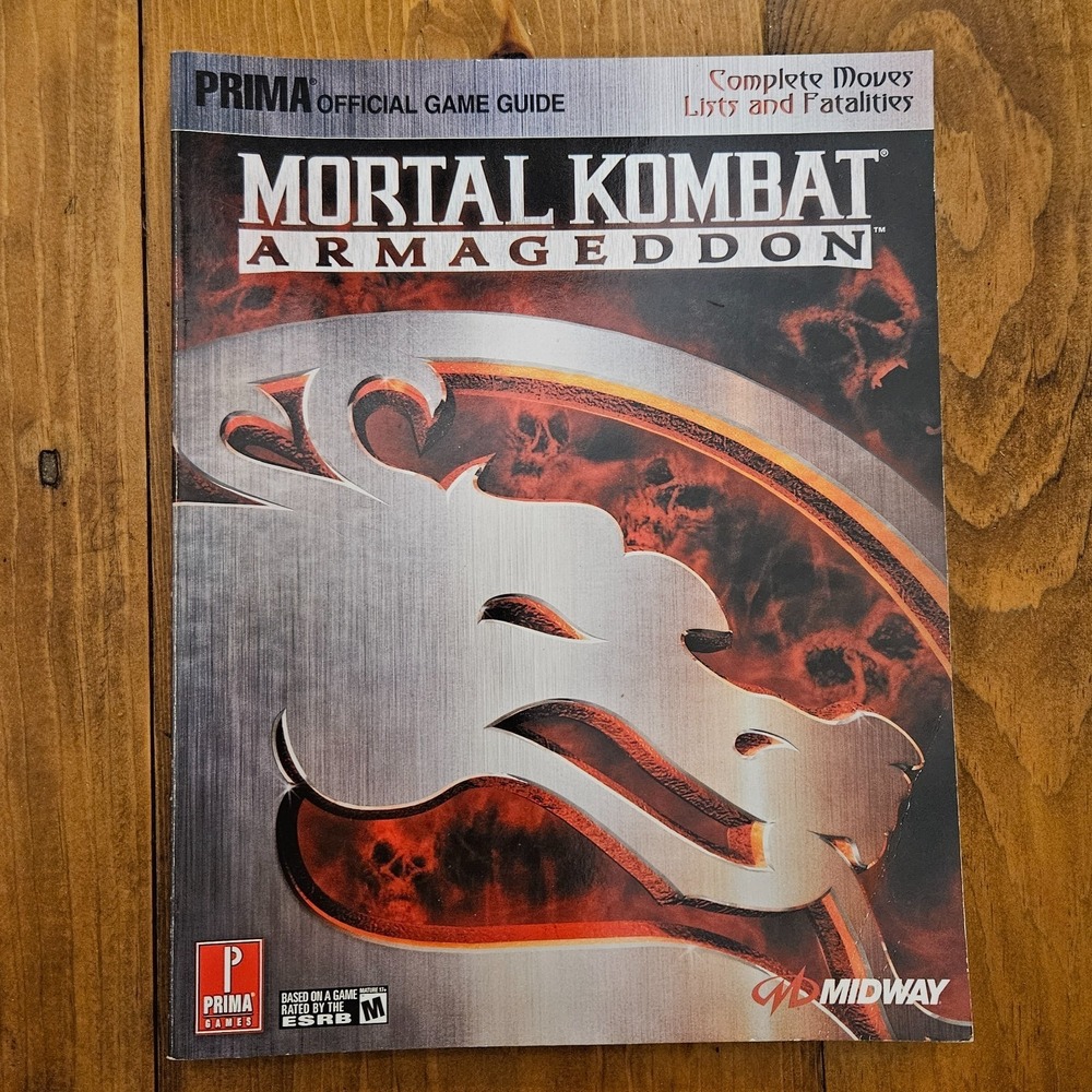 Prima Official Game Guide Mortal Kombat Armageddon Strategy Guide 2006 PS2 Xbox